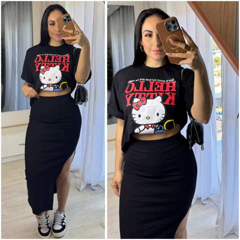 Cropped Hello - comprar online