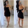 Vestido Curto Tule