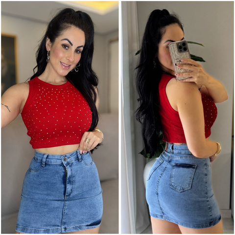 Saia Jeans