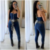 Macacão pop jeans - comprar online