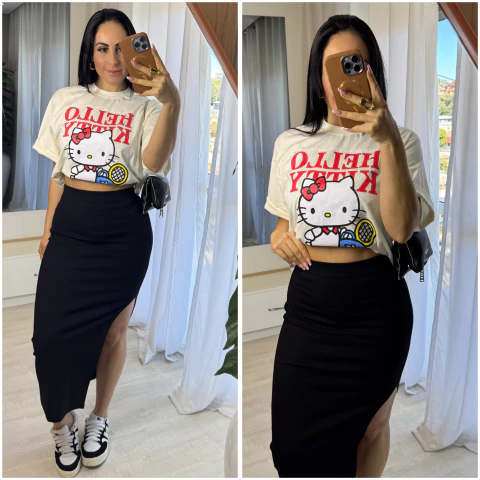 Cropped Hello - comprar online