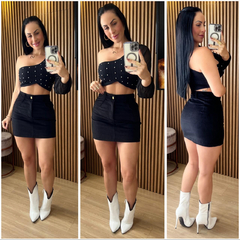 Saia Celeste Preta