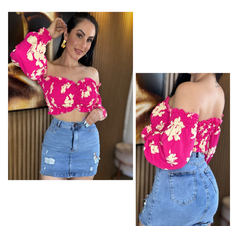 Cropped Ciganinha - Pink