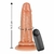 Protese com Vibro E Ventosa 14,2 X 4cm Prazer & Cia - Tentação Sex Shop