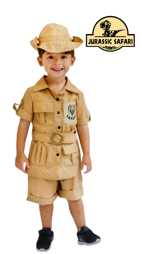 Fantasia Jurassic Safari Masculino Infantil - comprar online