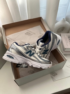 New Balance 740 - Prata/Azul - Dezenove Streetwear