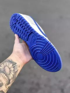 Nike Dunk - Cinza, Azul e Branco