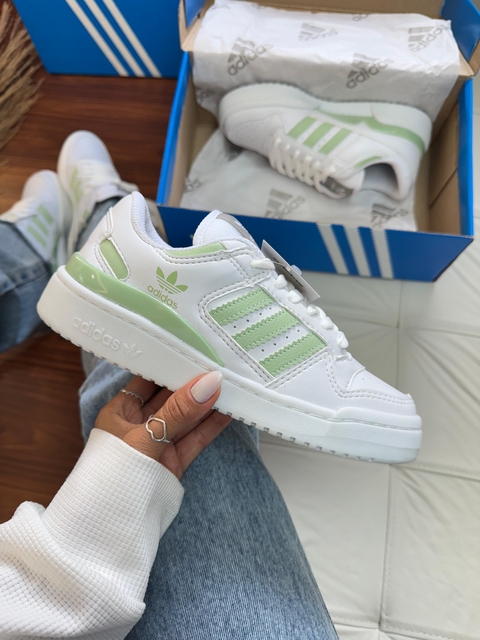 Adidas Fórum Low - Branco c/ Verde