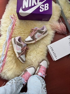 Dunk low - Marrom/Rosa - Dezenove Streetwear