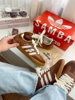 Samba OG - Marrom/Branco