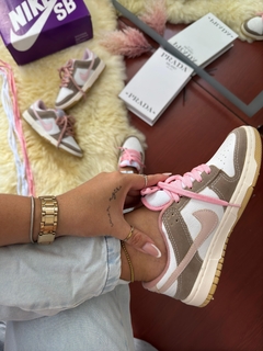 Dunk low - Marrom/Rosa - loja online