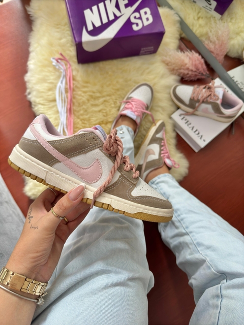 Dunk low - Marrom/Rosa