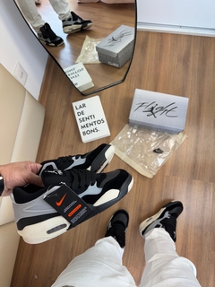 Air Jordan 4RM - Preto/Cinza/Branco