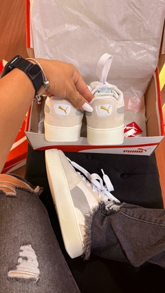 Puma Palermo - branco/cinza/bege - comprar online
