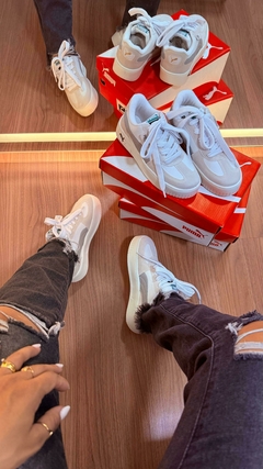 Puma Palermo - branco/cinza/bege - loja online