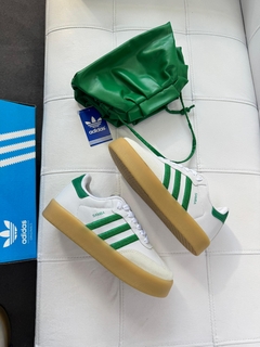 Adidas Sambae - Branco/Verde na internet