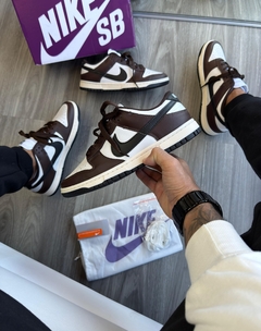 Dunk low - Marrom/Preto na internet