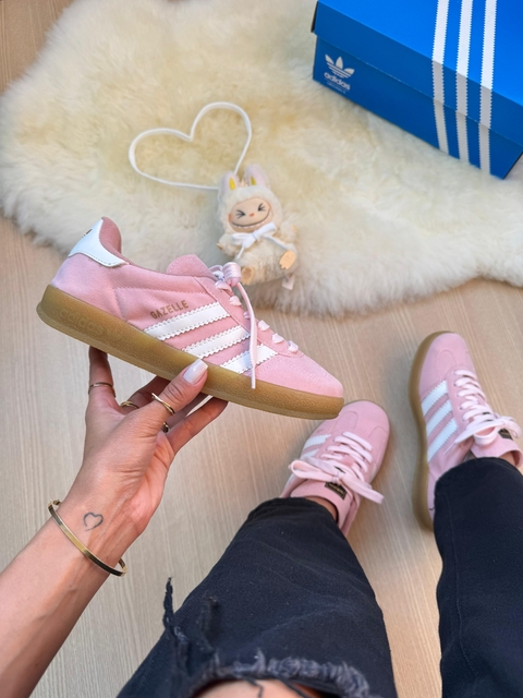 Adidas Gazelle Camurça - Rosa