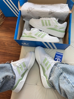Adidas Fórum Low - Branco c/ Verde - comprar online