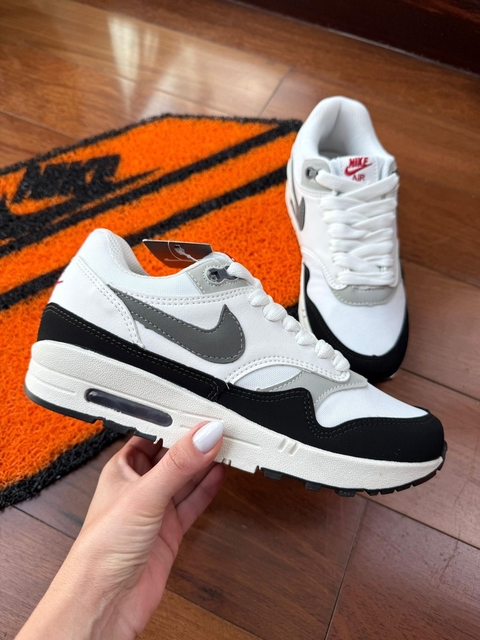 Air Max 90 - Branco/Cinza/Preto