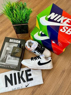 Dunk Sb - branco/preto - comprar online