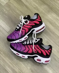 Air max TN DUSK - Preto, rosa e branco