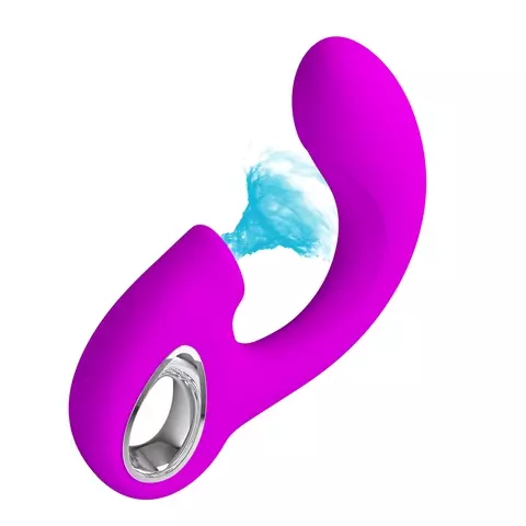 Vibrador de Ponto G e Clitóris com Tapping – 10 Vibrações e Toques