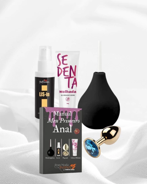 Kit Primeiro Anal Completo Conforto, Higiene, Dilatação e Prazer para Iniciantes - comprar online