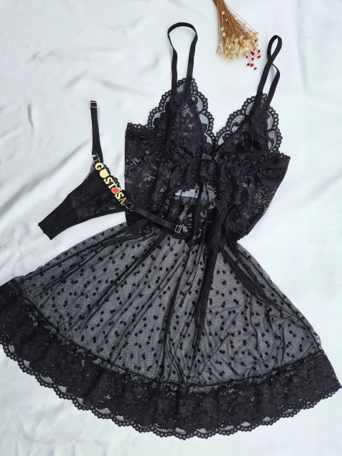 Camisola Tule Fio Personalizável Elegância, Conforto e Sensualidade