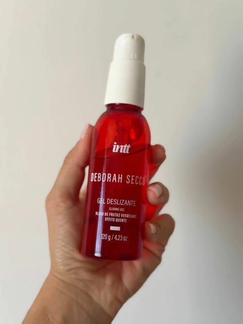 gel lubrificante deslizante beijável com efeito quente – coleção deborah secco + intt – 120g - comprar online