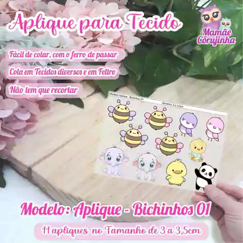 APLIQUE - BICHINHOS