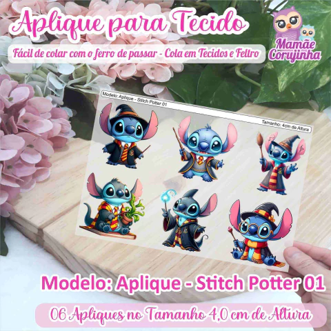 APLIQUE - STITCH POTTER - comprar online