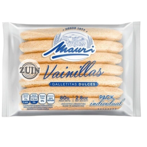Vainillas Mauri x 80gr (caja 36u) - comprar online