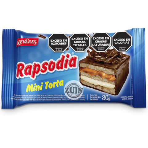 Mini Torta Rapsodia x 80gr (caja 24u) - comprar online