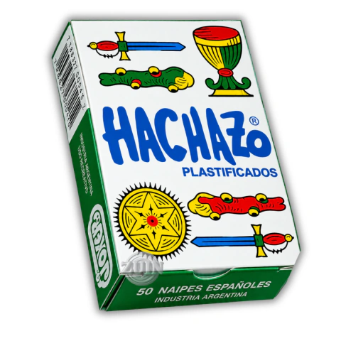 Naipe Español Verde 40 Cartas (blíster 12 mazos) Hachazo