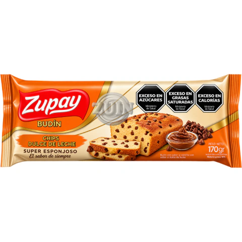 Budín c/ Chips DDL x 170gr (caja 18u) Zupay