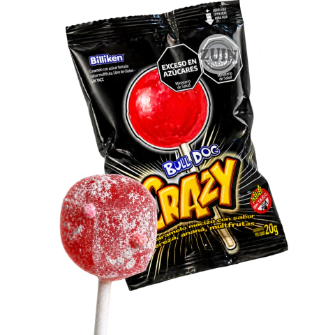 Chupetín Bull Dog Crazy (display 10u)