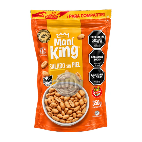 Maní Pelado Doypack 350gr Maní King