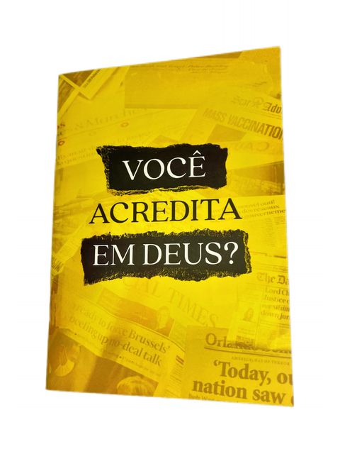 Você acredita em Deus? - Livreto evangelístico - comprar online