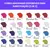 Imagem do Kit Acrilex Básico de Pintura de Miniaturas - 12 Frascos 37ml Acrílica Fosca