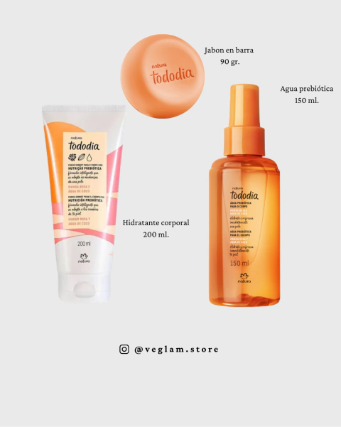 Kit 2 Tododia Mango Rosa y Agua de coco