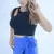 CROPPED CANELADO - comprar online