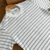 T-SHIRT LISTRADA RISCA DE GIZ - Única Classic