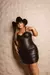 VESTIDO COURO - PRETO - loja online