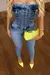CALÇA GLOW COM BRILHOS FRENTE - Lance Beijo Jeans