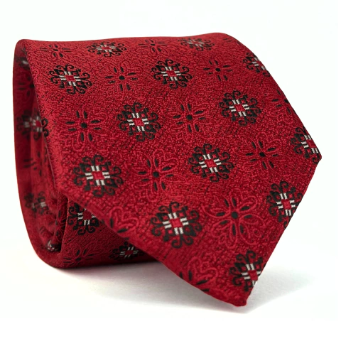 Gravata Semi-Slim Linha Premium Estampada - comprar online