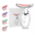 Massageador Facial Led Aparelho Tratamento Com Luz (Branco)
