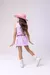 Conjunto Infantil Boiadeira Blogueirinha Lilás - Doremifa Moda Kids