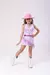 Conjunto Infantil Boiadeira Blogueirinha Lilás - comprar online