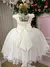 Vestido Infantil Jardim das borboletas Off - loja online